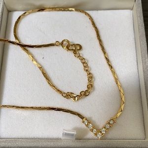 Authentic Vintage Christian Dior Gold Necklace